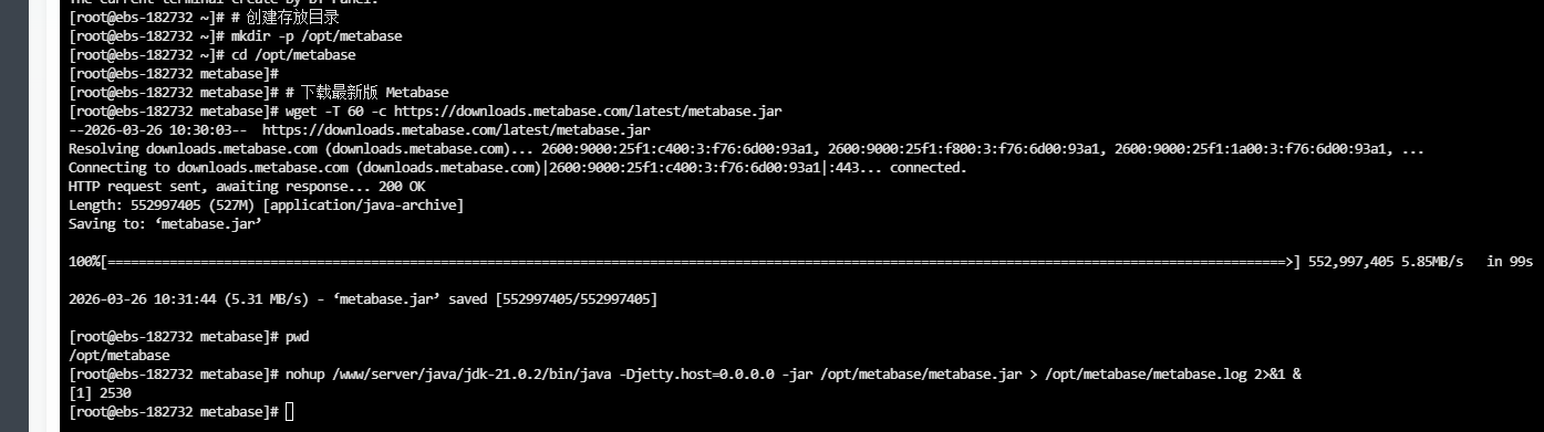 如何安装metabase